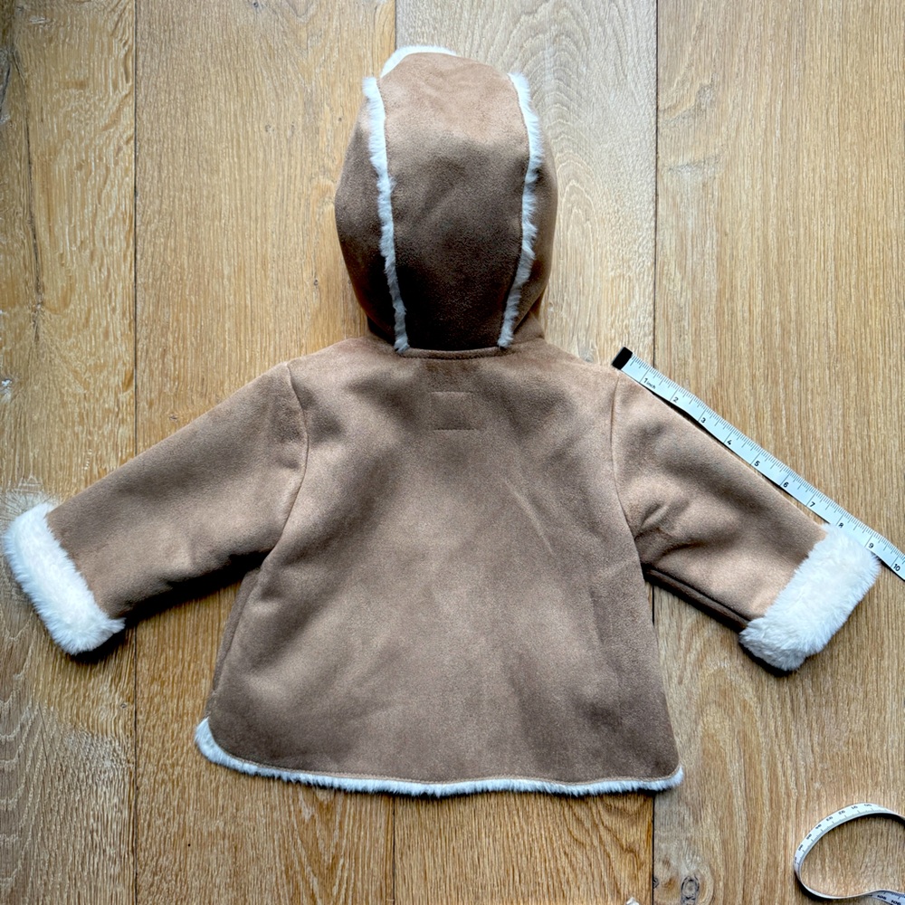 Zara Tan Baby Jacket | Size 3-6 Mo | NWT - Picture 2 of 6